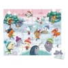 Puzzle Bataille de boules de neige 36 pièces - JANOD – Image 2