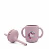 Gobelet avec paille en silicone Licorne - Sassi – Image 2