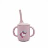 Gobelet avec paille en silicone Licorne - Sassi